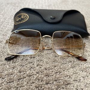RayBan Square Sunglasses with case